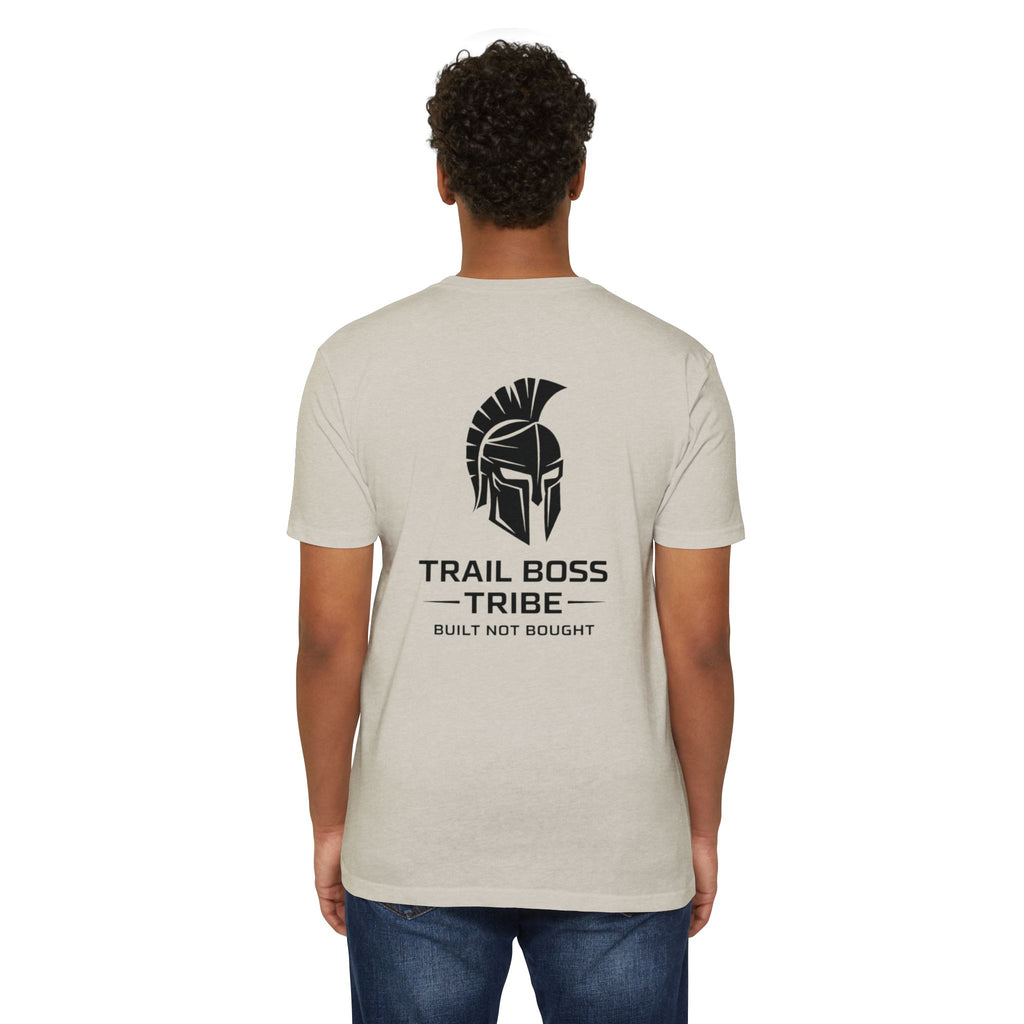 Trail Boss Tribe- Built Not Bought Logo Tee