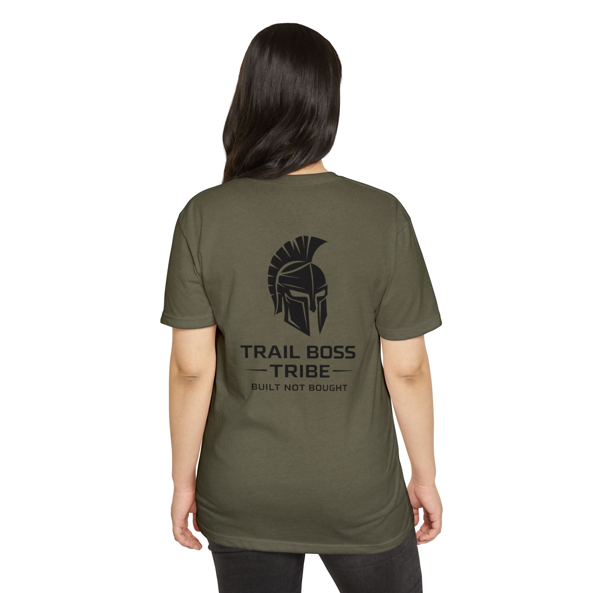 Trail Boss Tribe- Built Not Bought Logo Tee