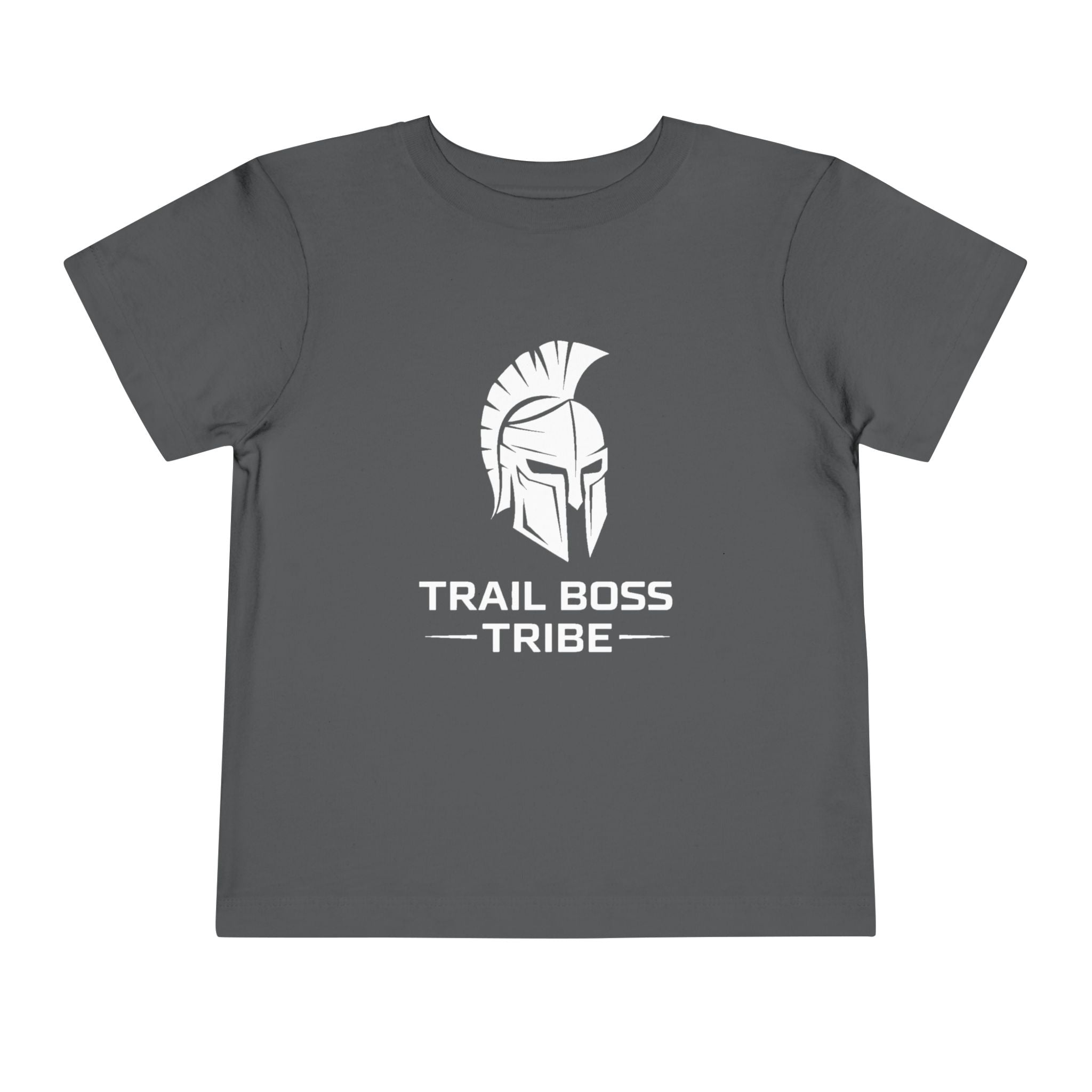 Toddler Tee — "Trail Boss Tribe" Spartan Helmet Kids Shirt