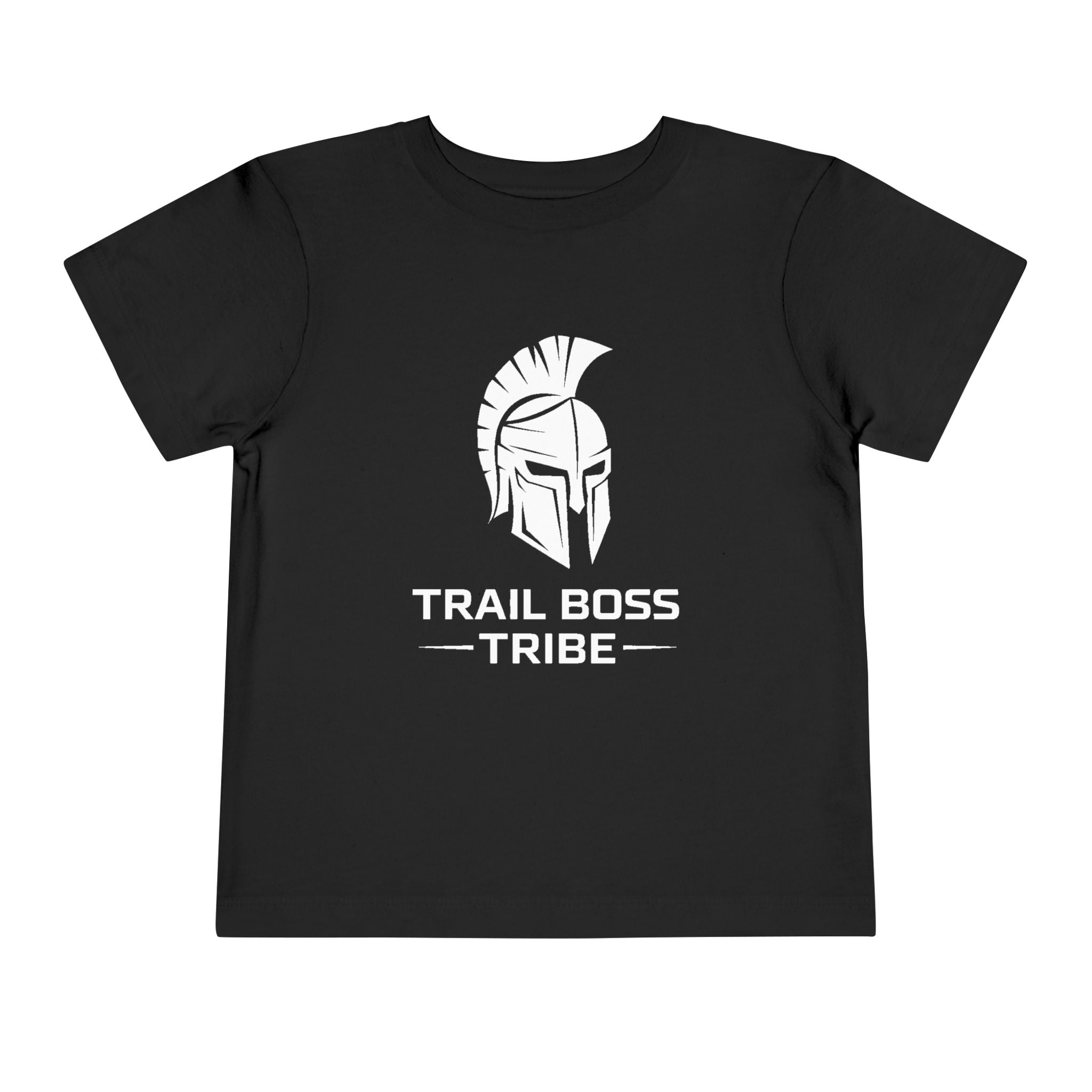 Toddler Tee — "Trail Boss Tribe" Spartan Helmet Kids Shirt