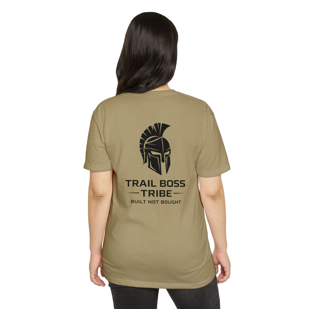 Trail Boss Tribe- Built Not Bought Logo Tee