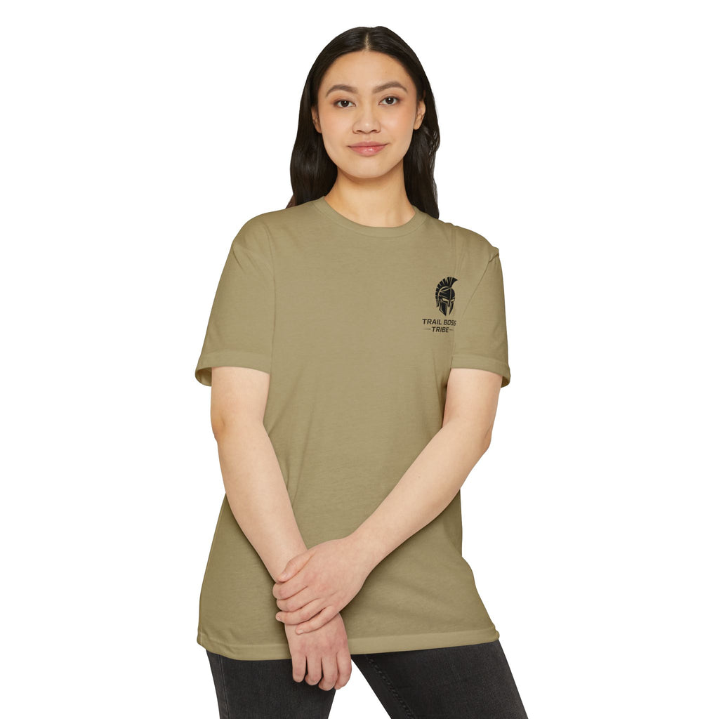 Trail Boss Tribe- Built Not Bought Logo Tee