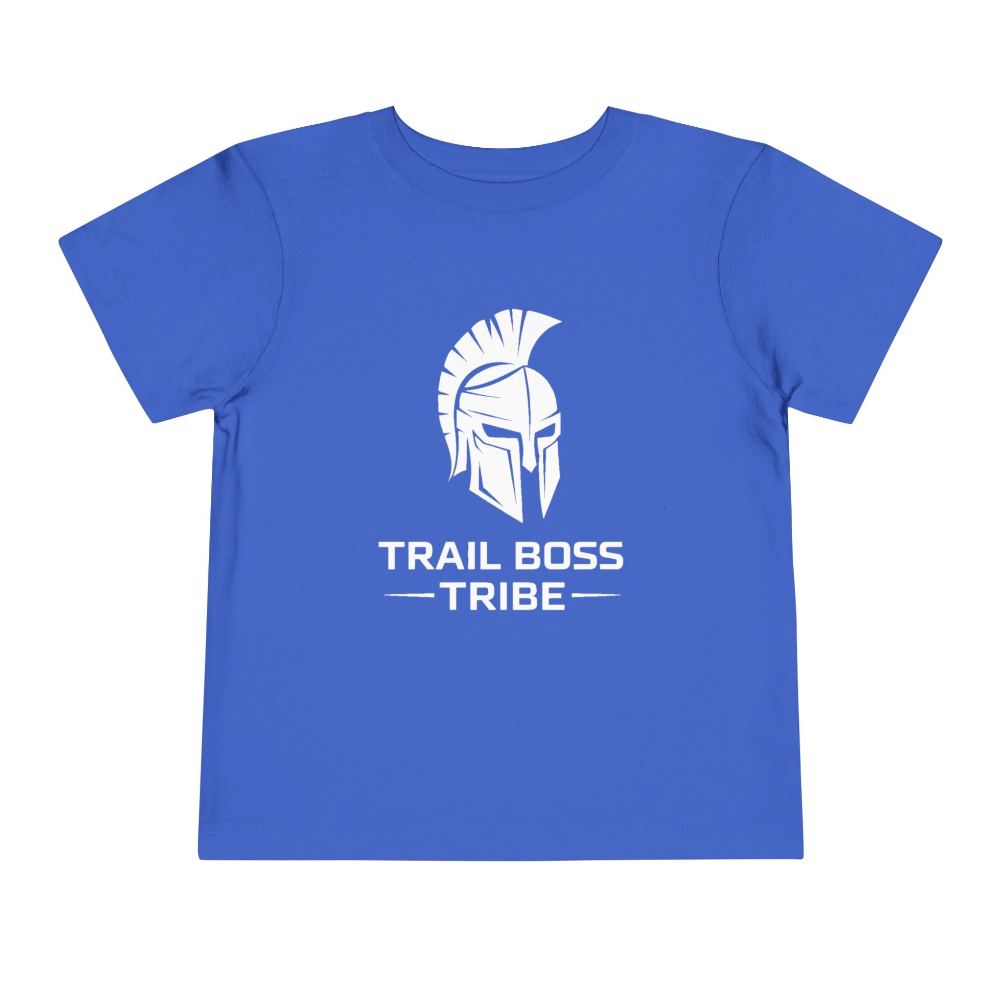 Toddler Tee — "Trail Boss Tribe" Spartan Helmet Kids Shirt