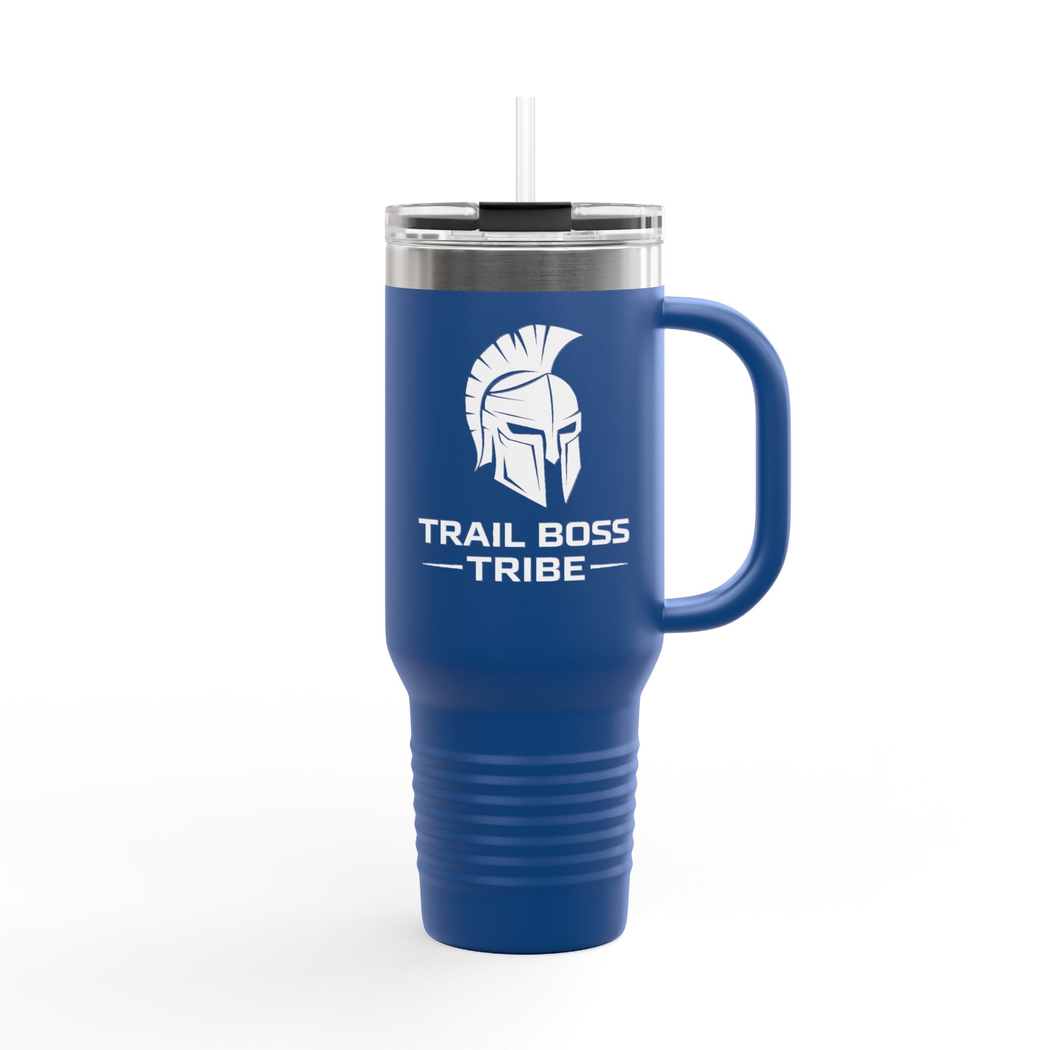 40oz Insulated Travel Mug – Trail Boss Tribe Logo Stainless Tumbler