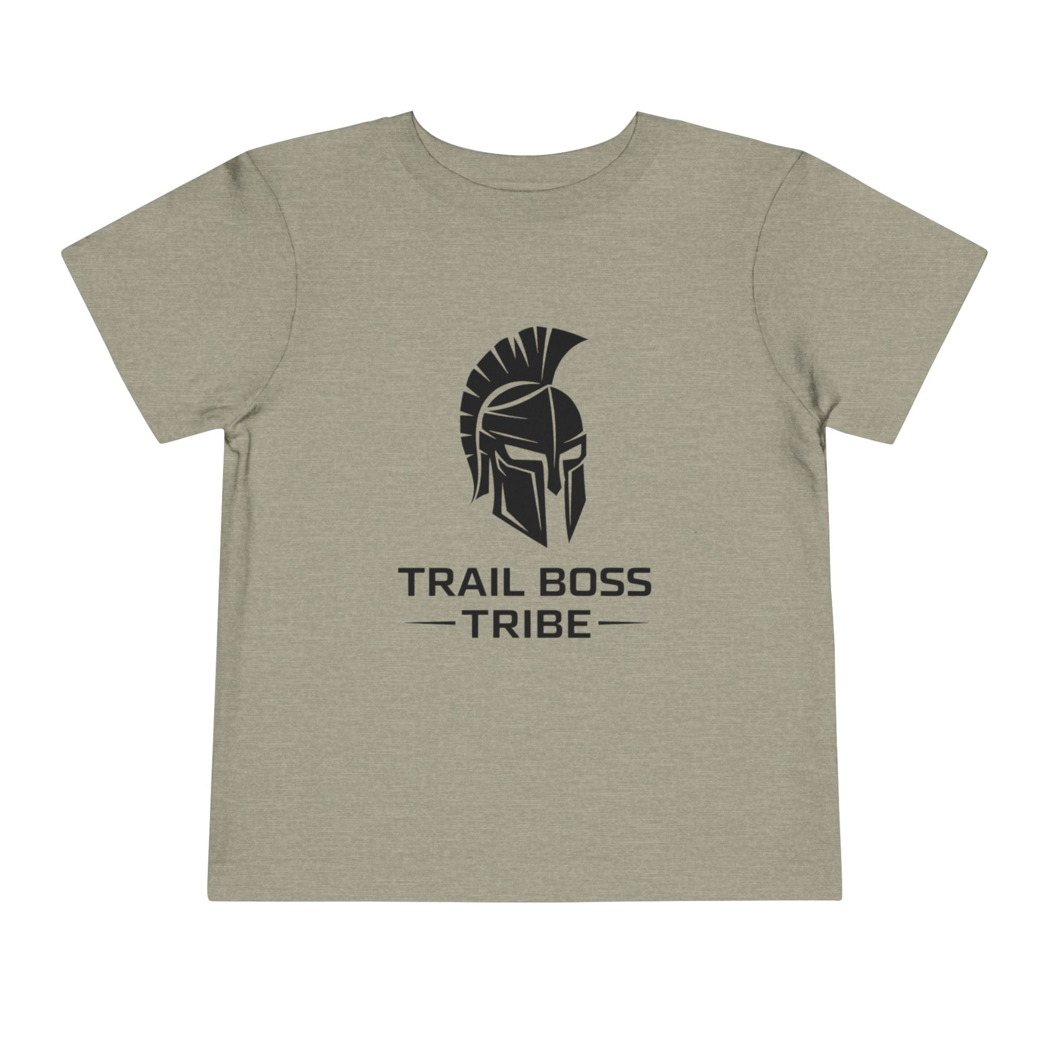 Toddler Tee — "Trail Boss Tribe" Spartan Helmet Kids Shirt