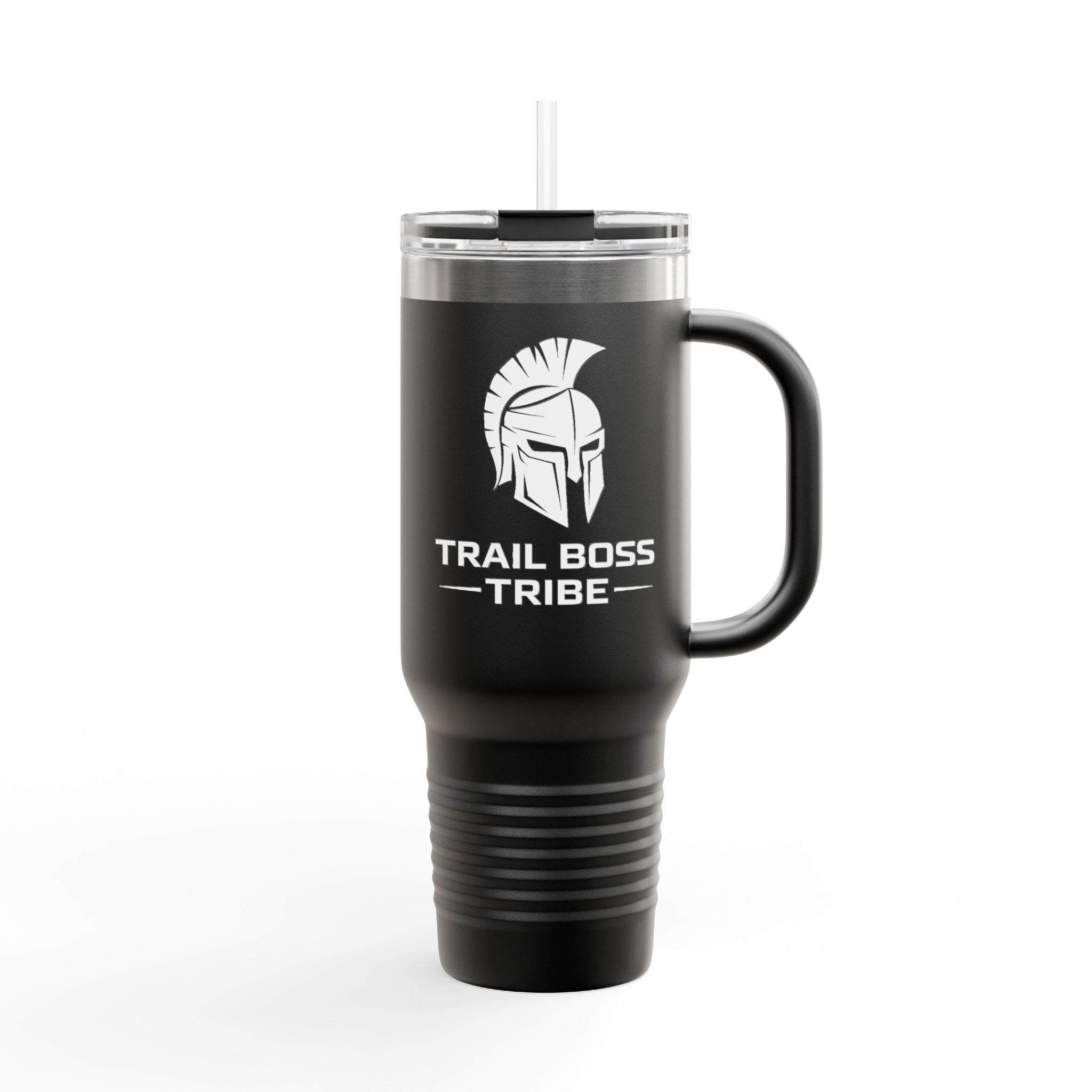 40oz Insulated Travel Mug – Trail Boss Tribe Logo Stainless Tumbler
