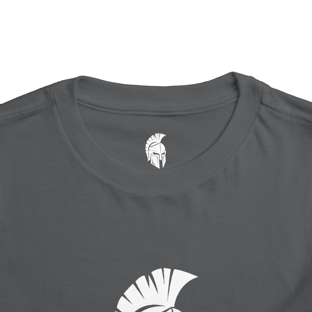 Toddler Tee — "Trail Boss Tribe" Spartan Helmet Kids Shirt