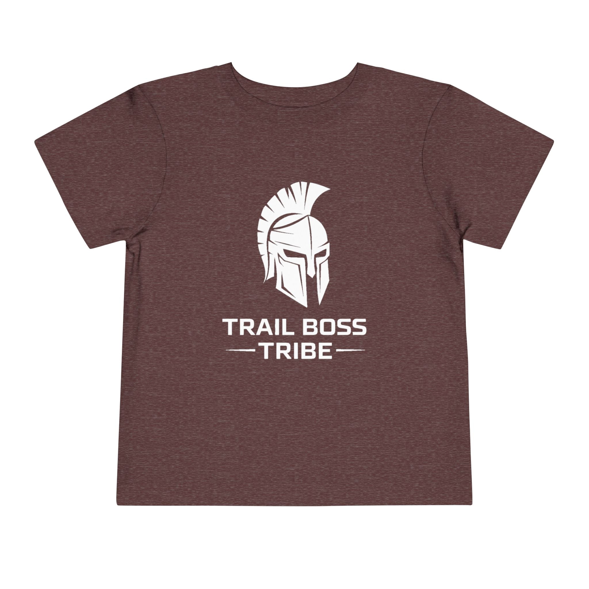 Toddler Tee — "Trail Boss Tribe" Spartan Helmet Kids Shirt