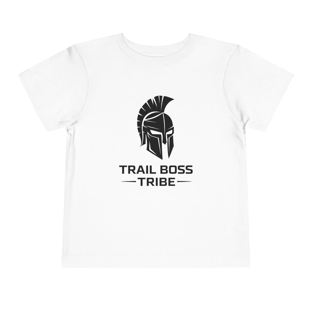 Toddler Tee — "Trail Boss Tribe" Spartan Helmet Kids Shirt
