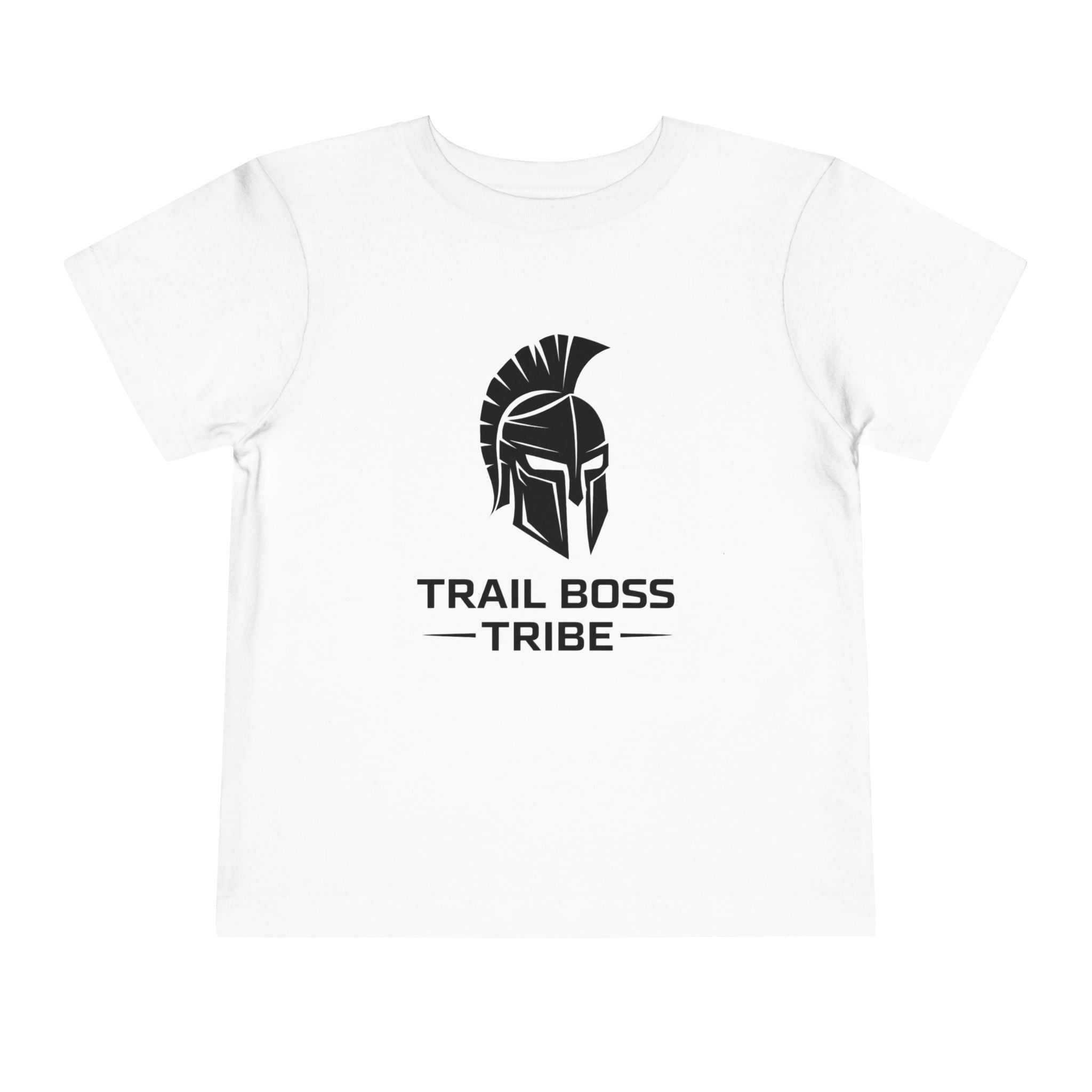 Toddler Tee — "Trail Boss Tribe" Spartan Helmet Kids Shirt