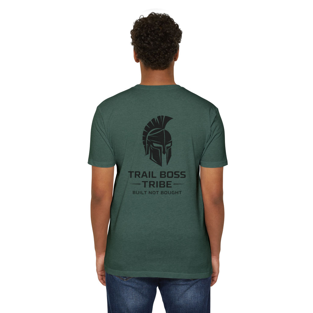 Trail Boss Tribe- Built Not Bought Logo Tee