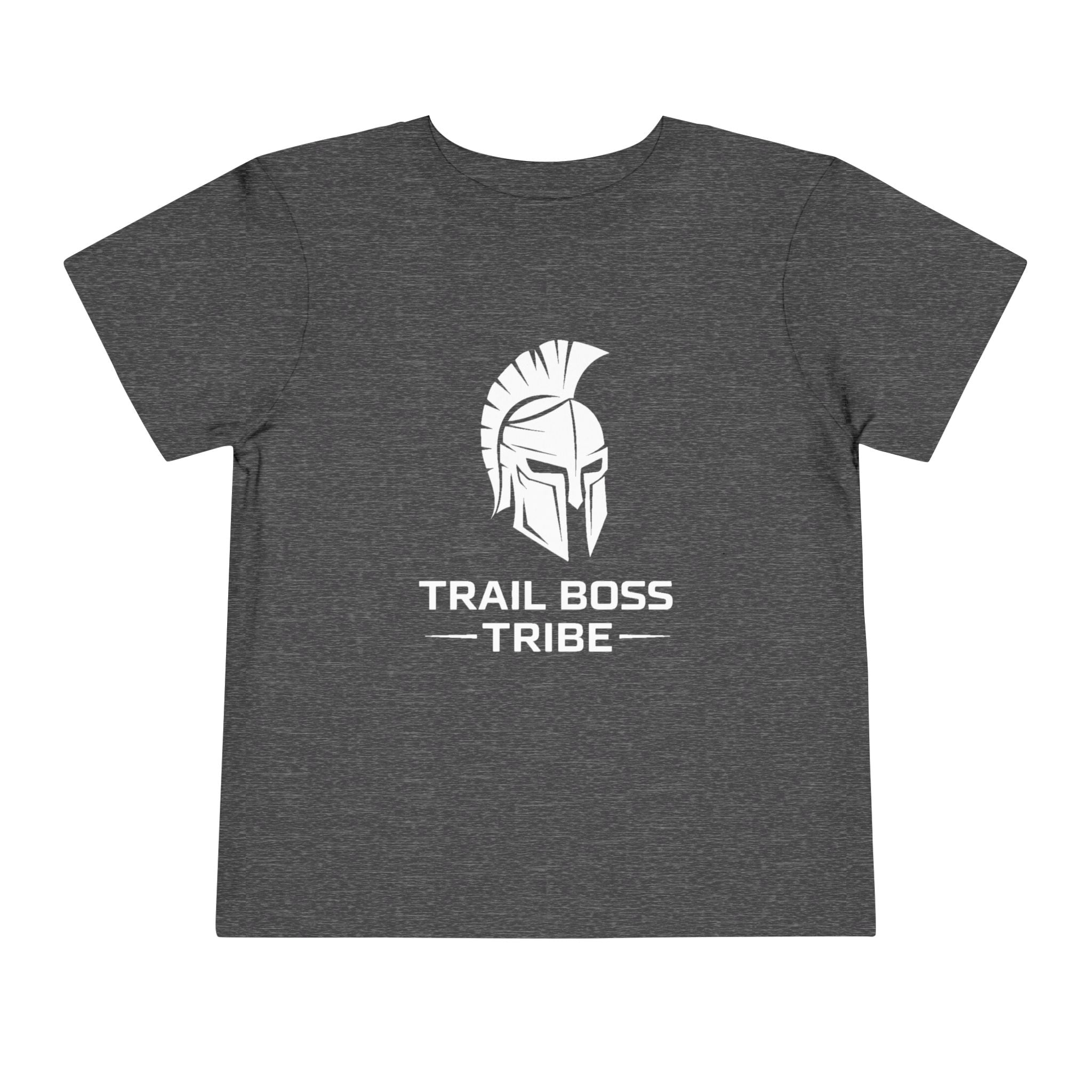 Toddler Tee — "Trail Boss Tribe" Spartan Helmet Kids Shirt