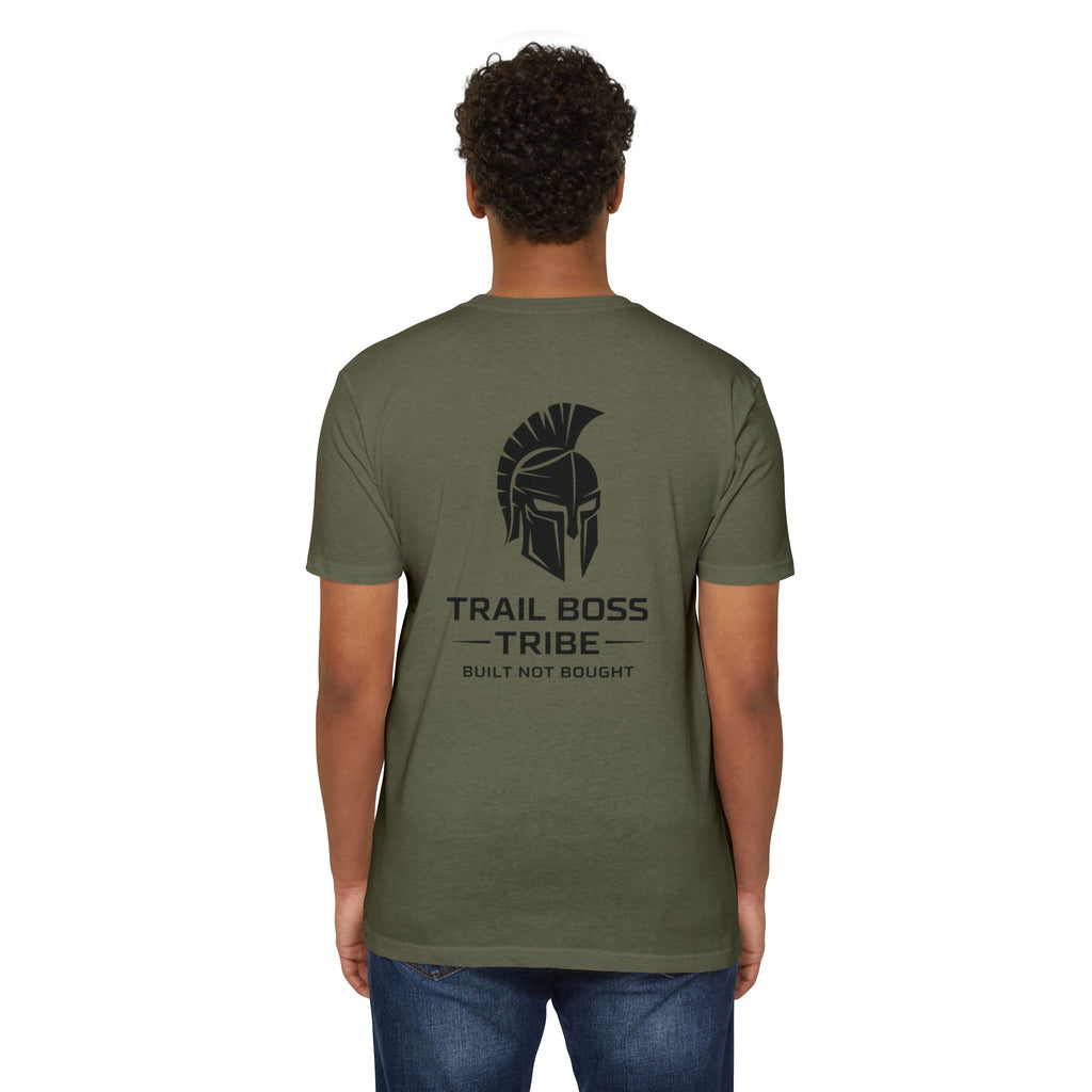 Trail Boss Tribe- Built Not Bought Logo Tee