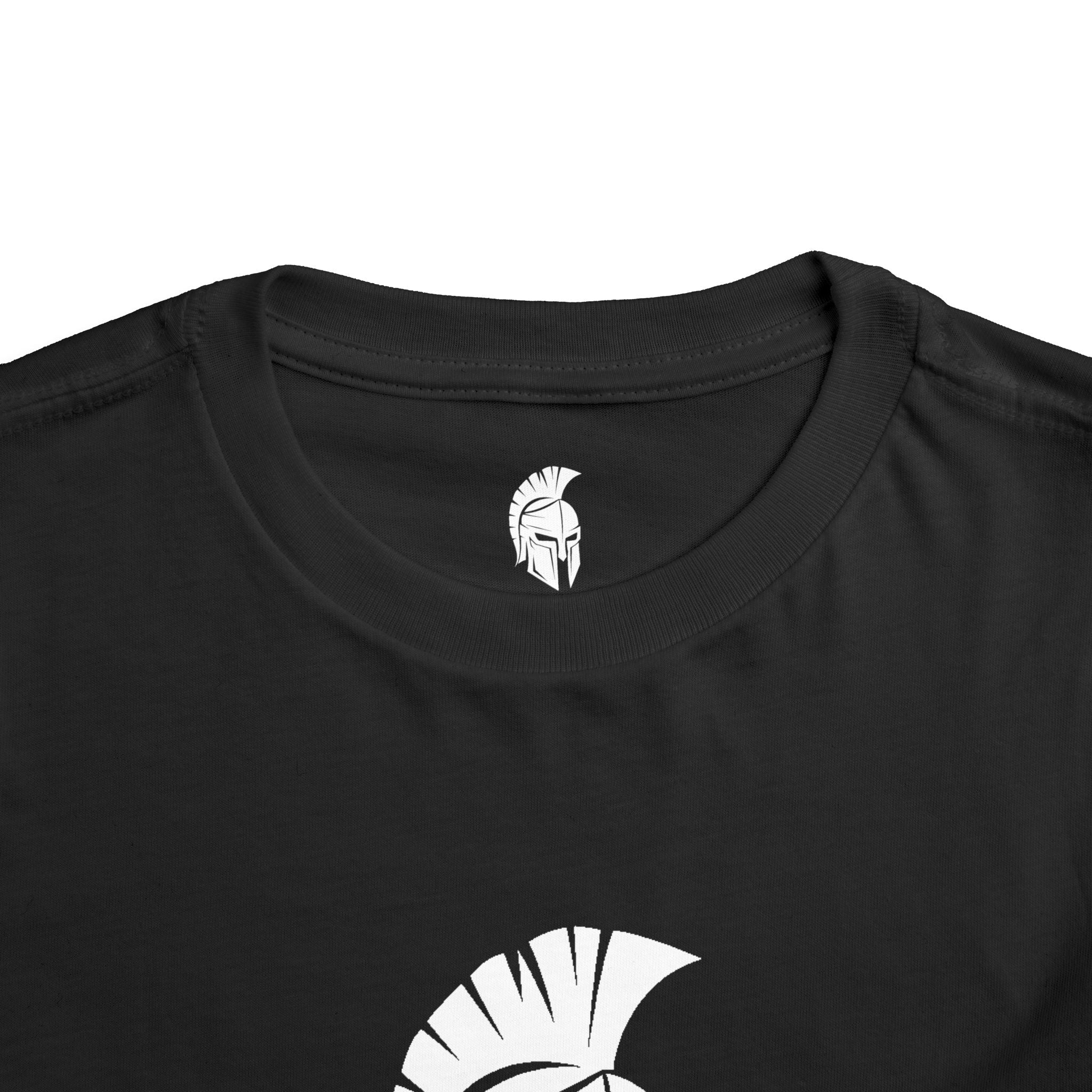Toddler Tee — "Trail Boss Tribe" Spartan Helmet Kids Shirt