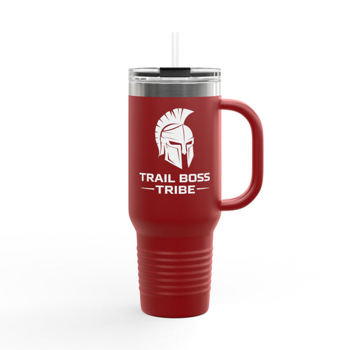40oz Insulated Travel Mug – Trail Boss Tribe Logo Stainless Tumbler